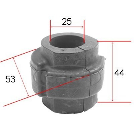 CORTECO Sway Bar Bushing, 80000262 80000262